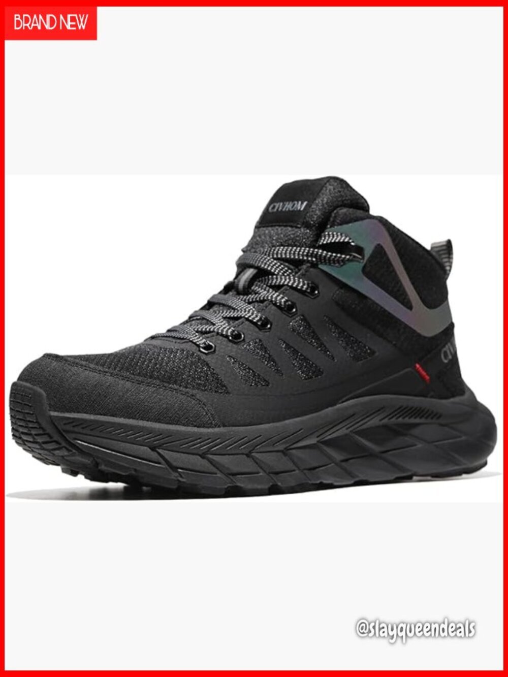 Men's Hiking Shoes Breathable Mesh Outdoor Trekking Sneakers Water Resistant